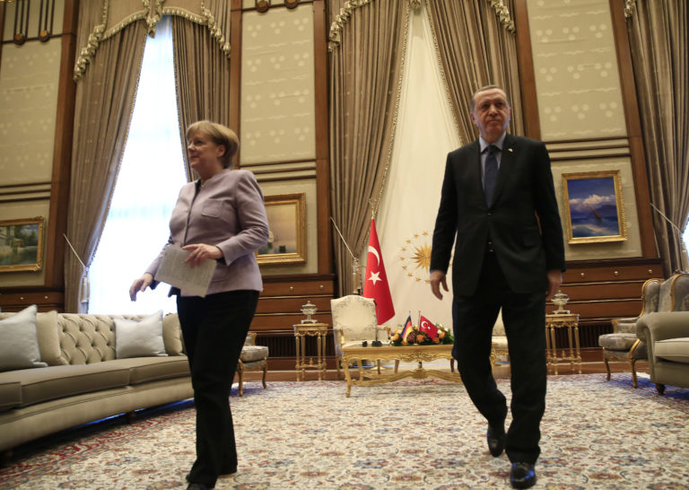 Recep Tayyip Erdogan, Angela Merkelová