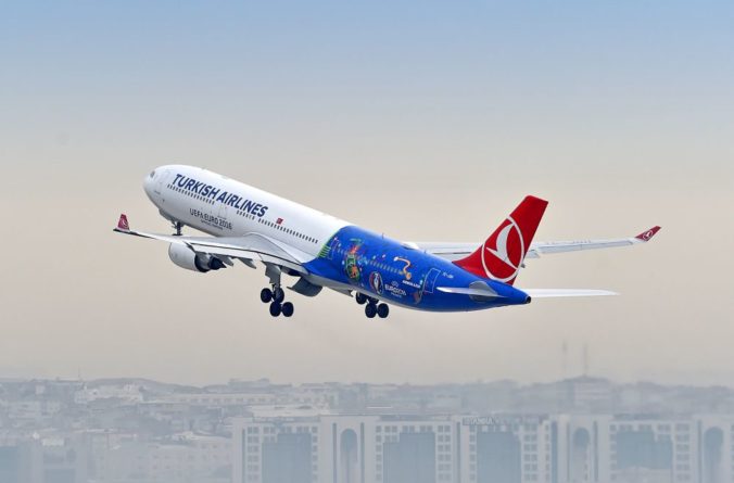 Turkish Airlines lietadlo