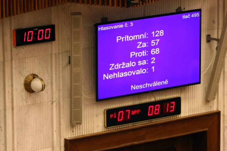 NR SR: Hlasovanie o odvolaní ministra Richtera
