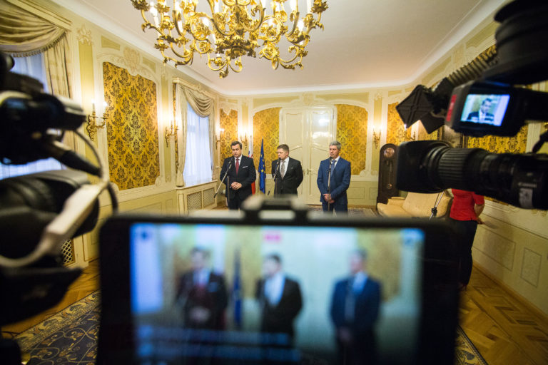 Robert Fico, Béla Bugár, Andrej Danko