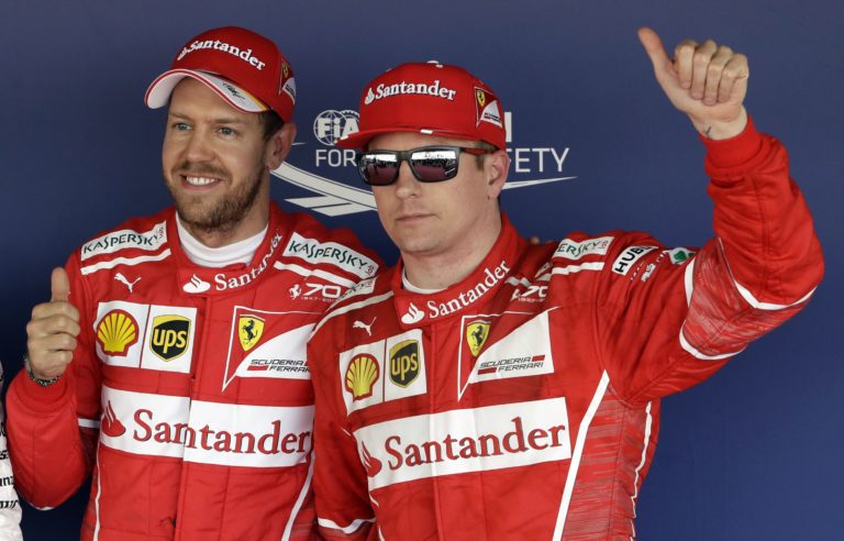 Kimi Räikkönen, Sebastian Vettel