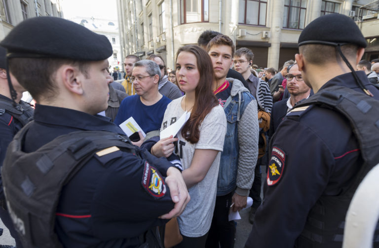 Protest v Moskve
