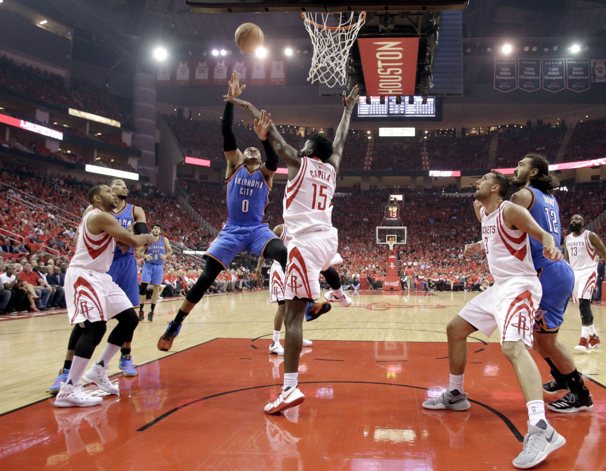 Russell Westbrook, Clint Capela
