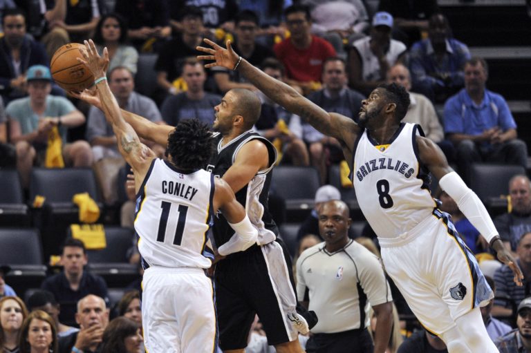 Tony Parker, Mike Conley, James Ennis