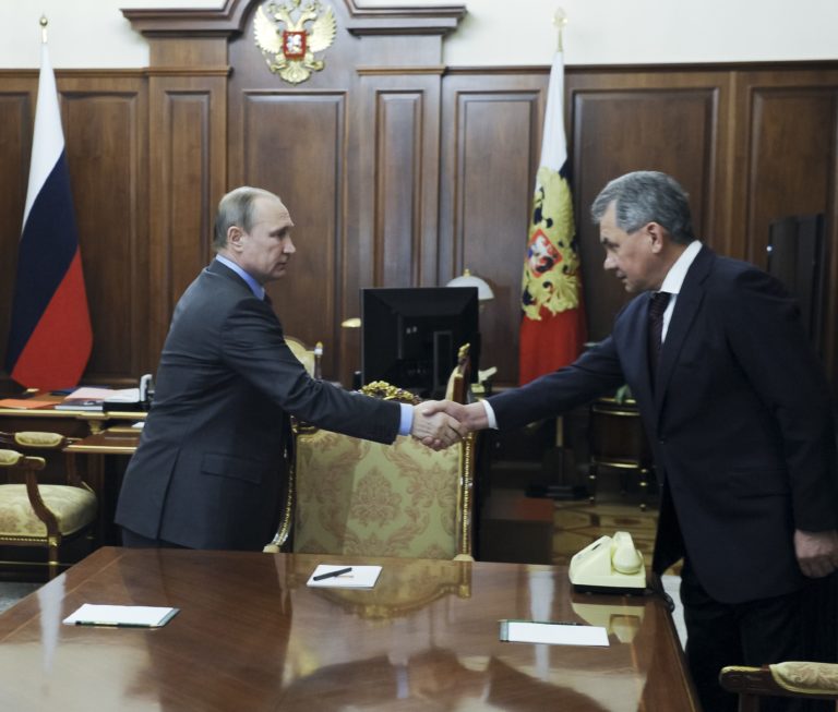 Vladimir Putin, Sergej Šojgu
