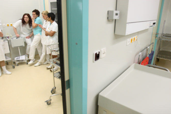 Zdravotné sestry, nemocnica