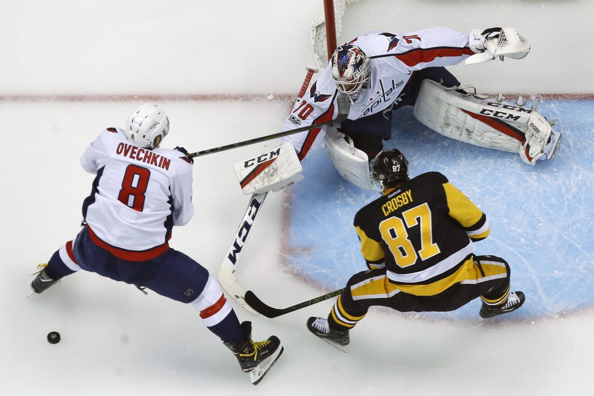 Sidney Crosby, Braden Holtby, Alex Ovechkin
