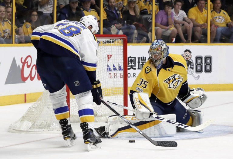 Pekka Rinne, Kyle Brodziak