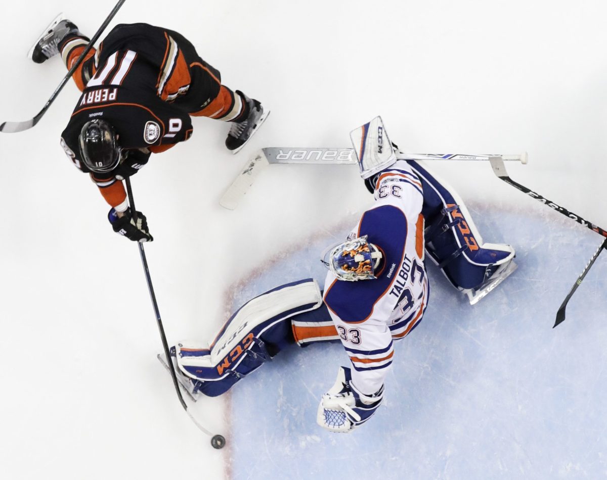 Corey Perry, Cam Talbot