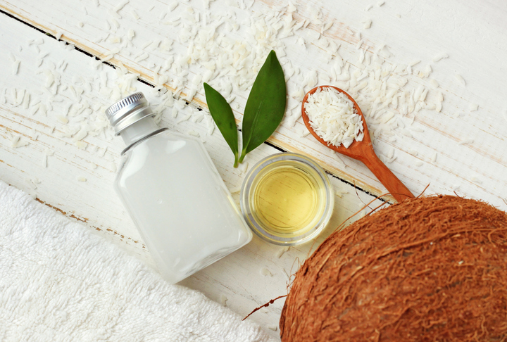 Coconut natural beauty treatment.