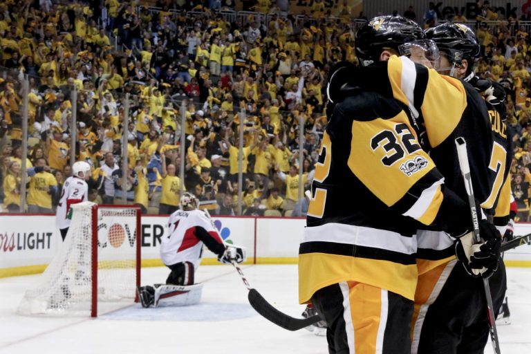 Matt Cullen, Mark Streit, Craig Anderson