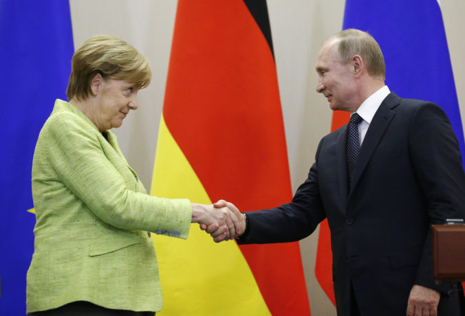 Vladimir Putin, Angela Merkelová