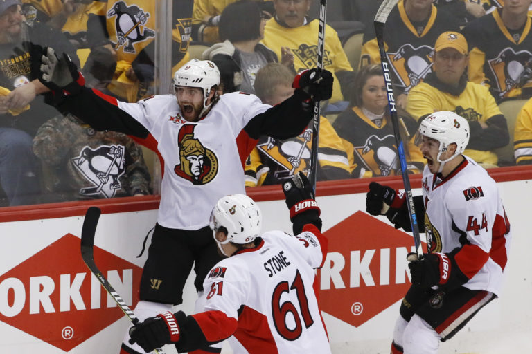 Bobby Ryan, Mark Stone, Jean Gabriel Pageau