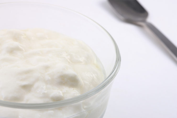 Yogurt in bowl