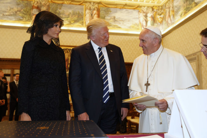 Donald Trump, Melania Trump, Pope Francis
