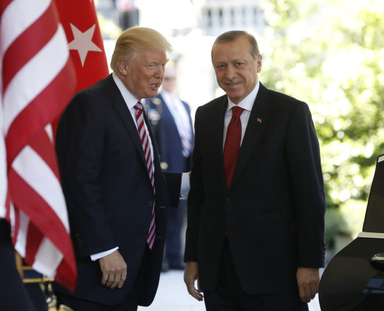 Donald Trump a Recep Tayyip Erdogan