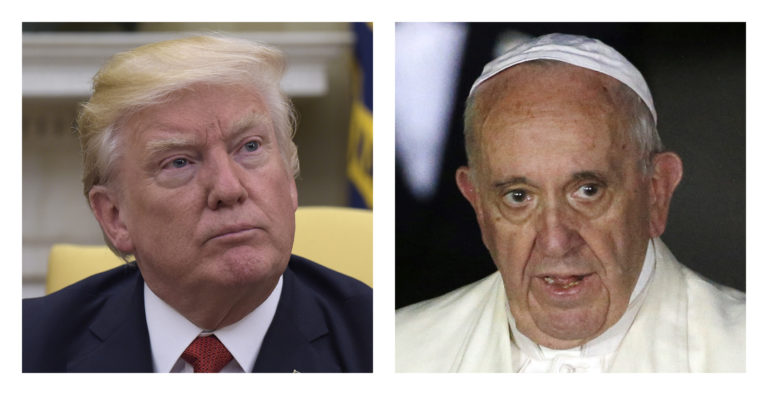 Donald Trump, Pápež František