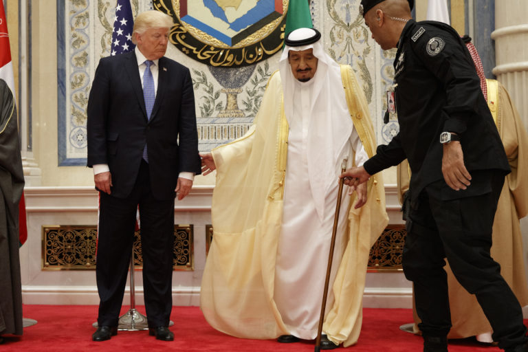 Donald Trump, Kráľ Salman
