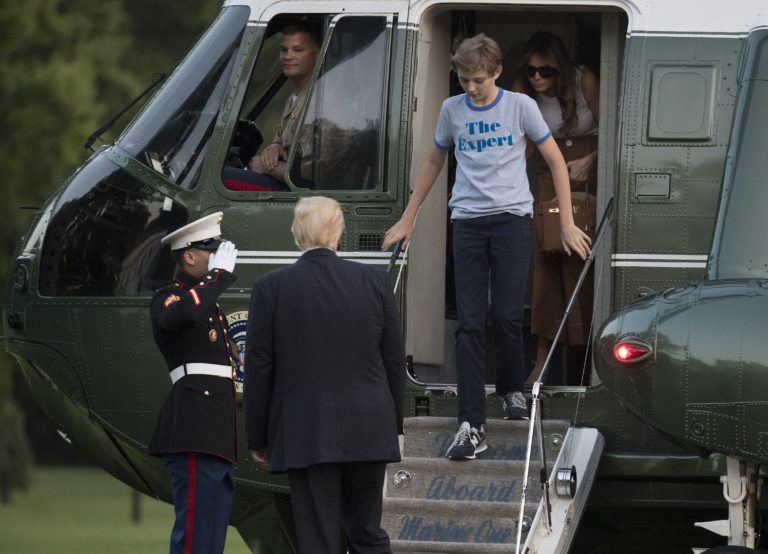 Melania Trump, Barron Trump, Donald Trump