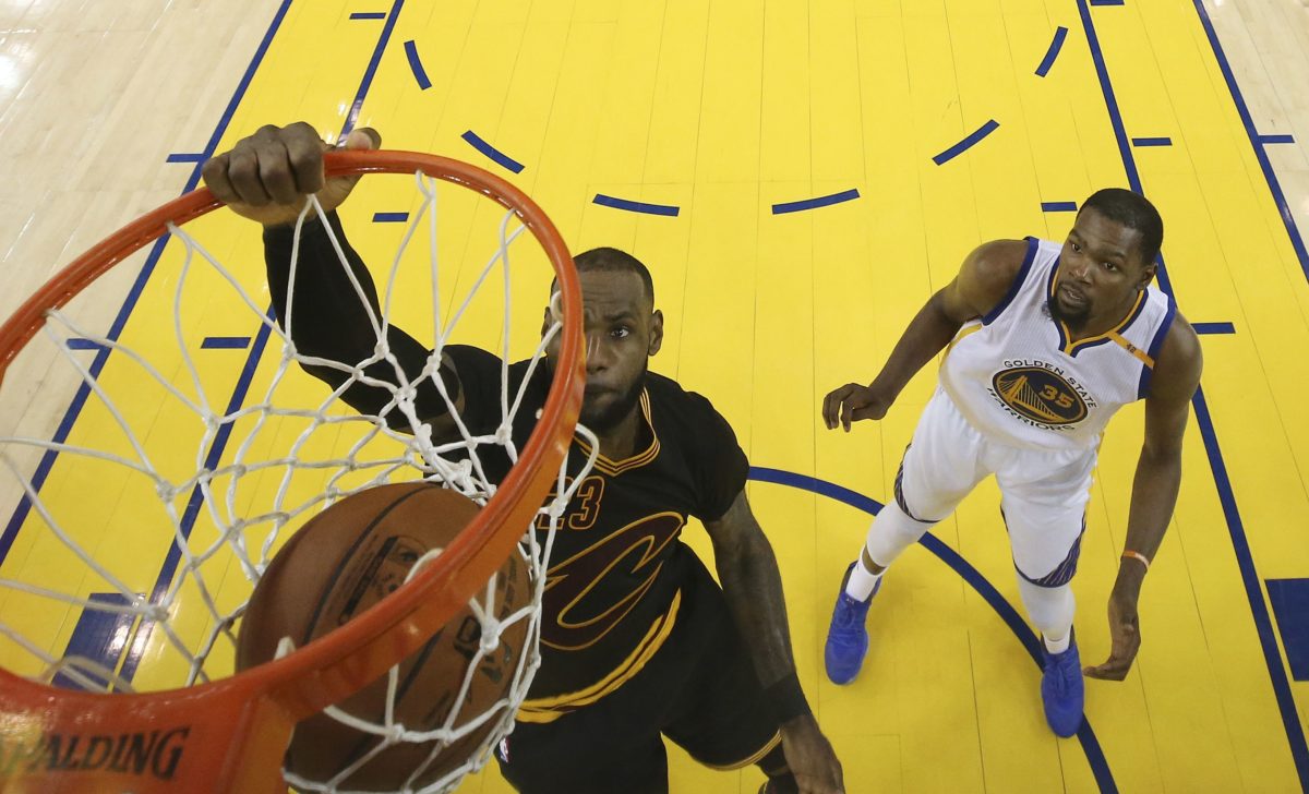 Kevin Durant (35), LeBron James