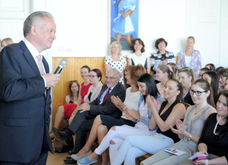 Andrej Kiska v Leviciach