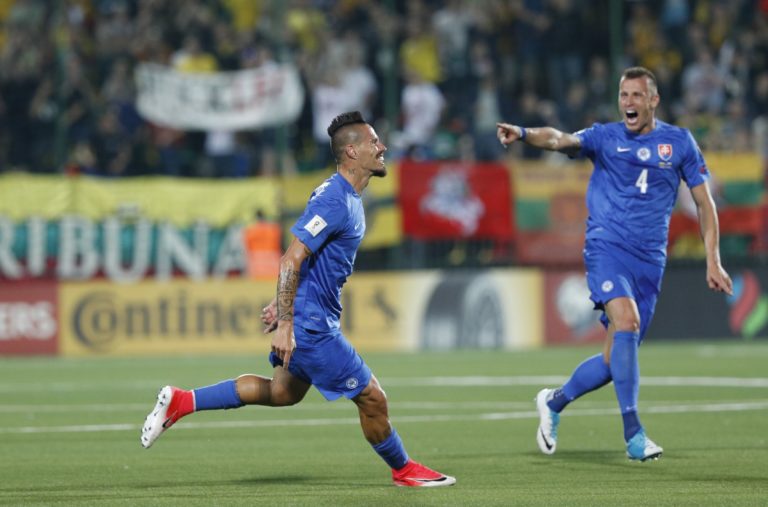 Soccer WCup 2018 Lithuania Slovakia