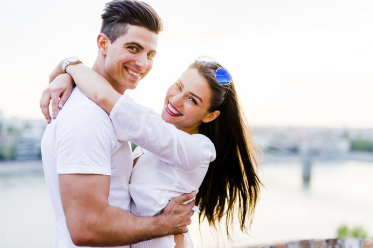 Young and beautiful couple in love