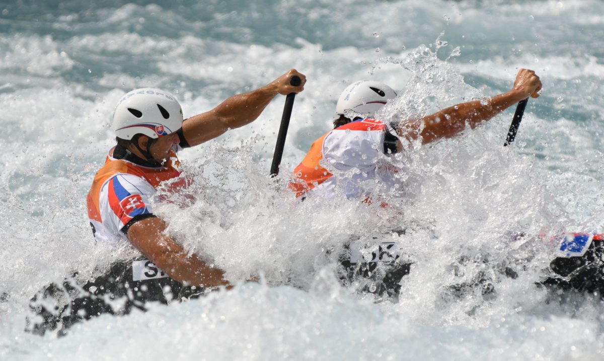 Vodný slalom muži