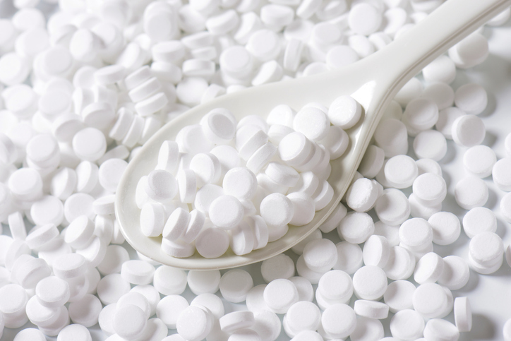 Artificial sweetener tablets