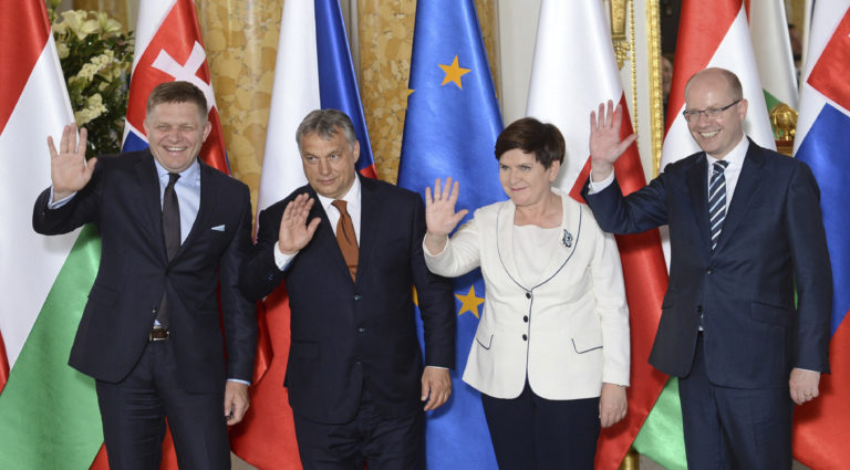 Robert Fico, Beata Szydlo, Viktor Orban, Bohuslav Sobotka