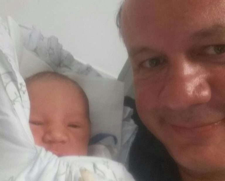 Andrej Kiska so synom Martinkom
