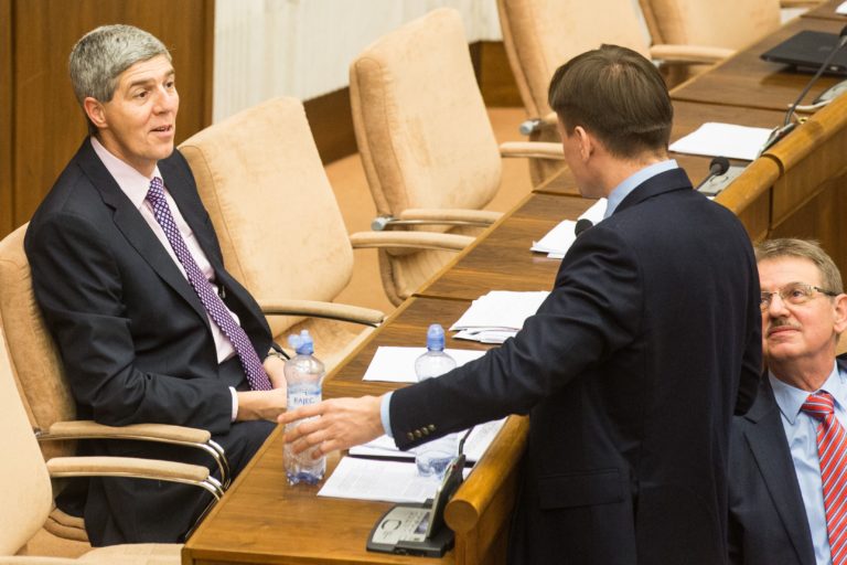 Béla Bugár, Alojz Hlina