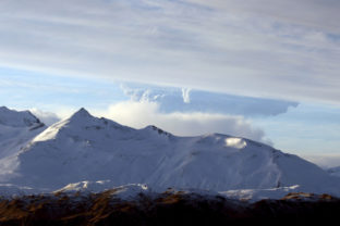 Aljaška, sopka Bogoslof