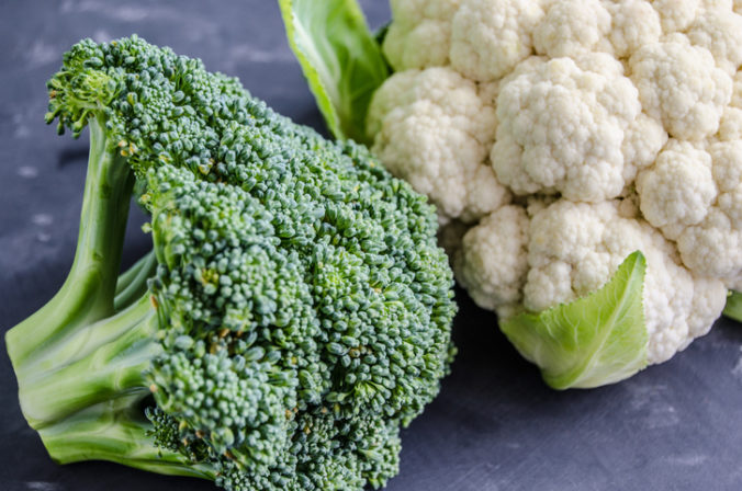 Brokolica, karfiol, zelenina
