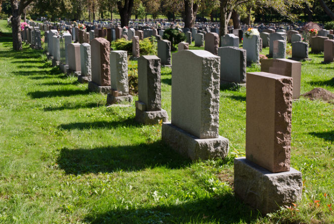 Cintorín, hroby, smrť
