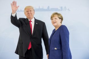 Angela Merkelová, Donald Trump