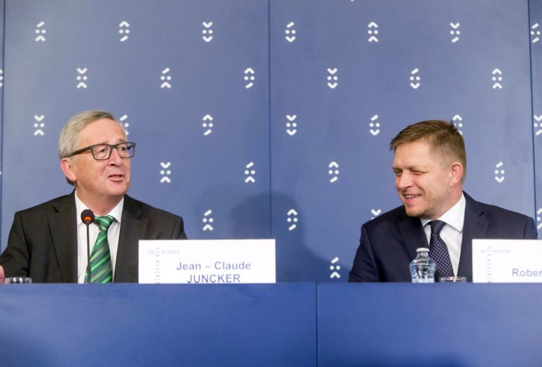 Robert Fico, Jean Claude Juncker