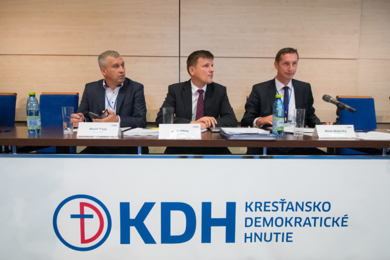 KDH: Mimoriadny snem strany