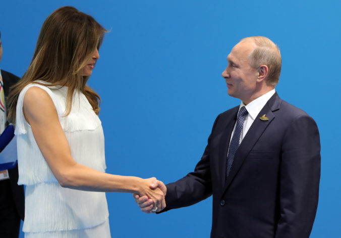 Melania Trumpová, Vladimír Putin