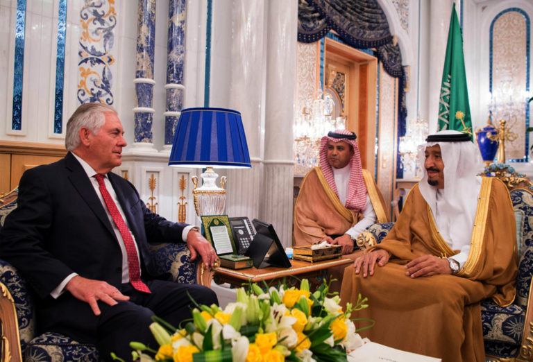 Salman, Rex Tillerson