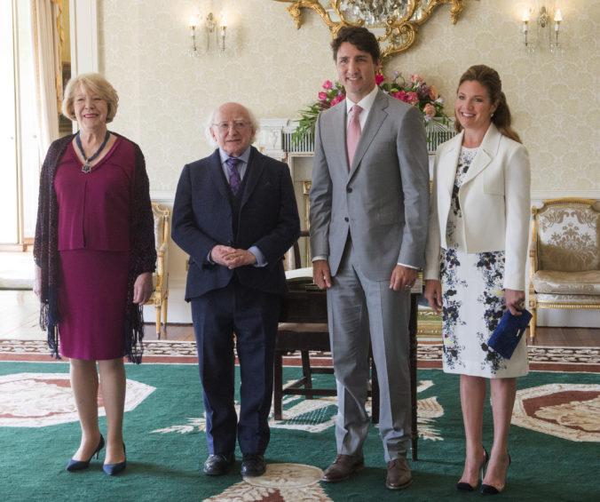 Kanadský premiér a írsky prezident