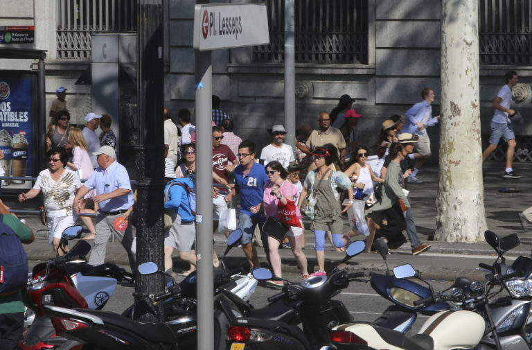 Barcelona; teroristický útok