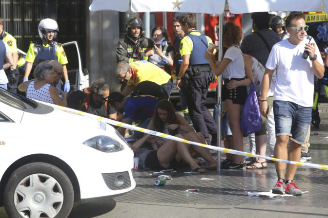 Barcelona; teroristický útok