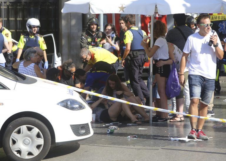 Barcelona; teroristický útok