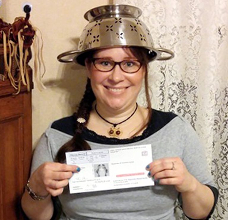 Pasta Strainer License Photo