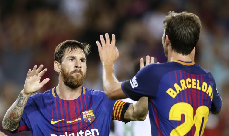 Sergi Roberto, Lionel Messi