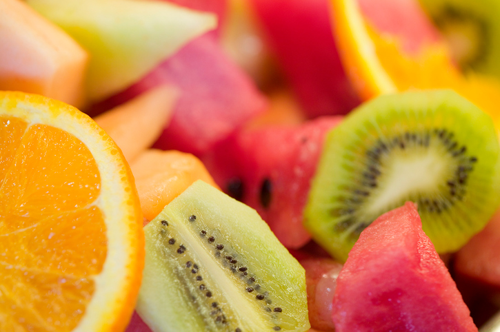 Ovocie, pomaranče, kiwi