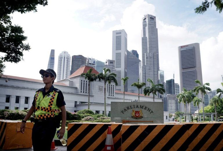 Singapur, polícia