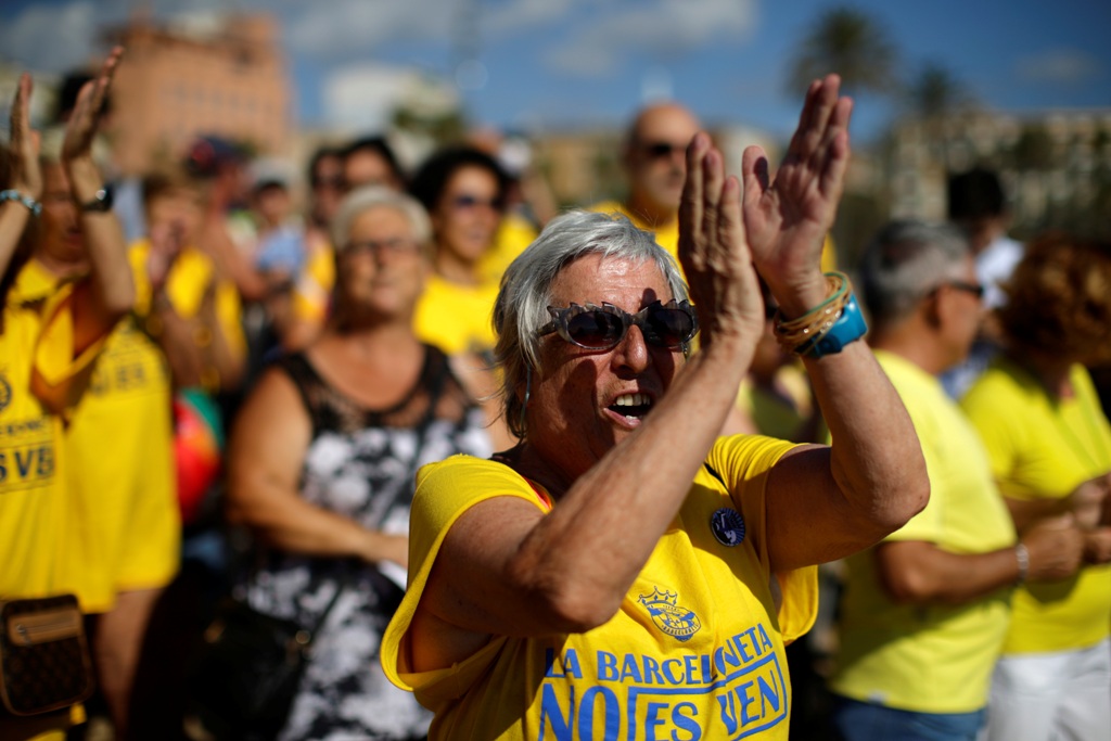 Barcelona, protest