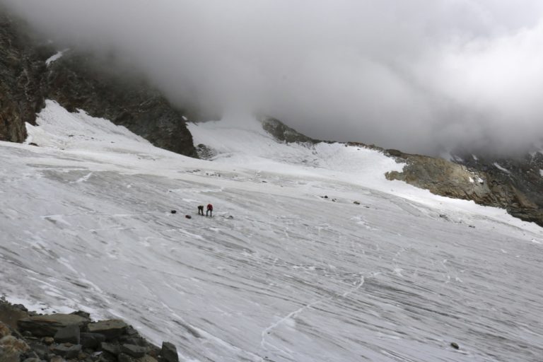 Switzerland Glacier Body